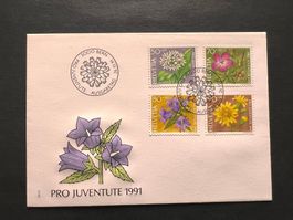 Sonderbrief  1991   Pro Juventute FDC (R469)
