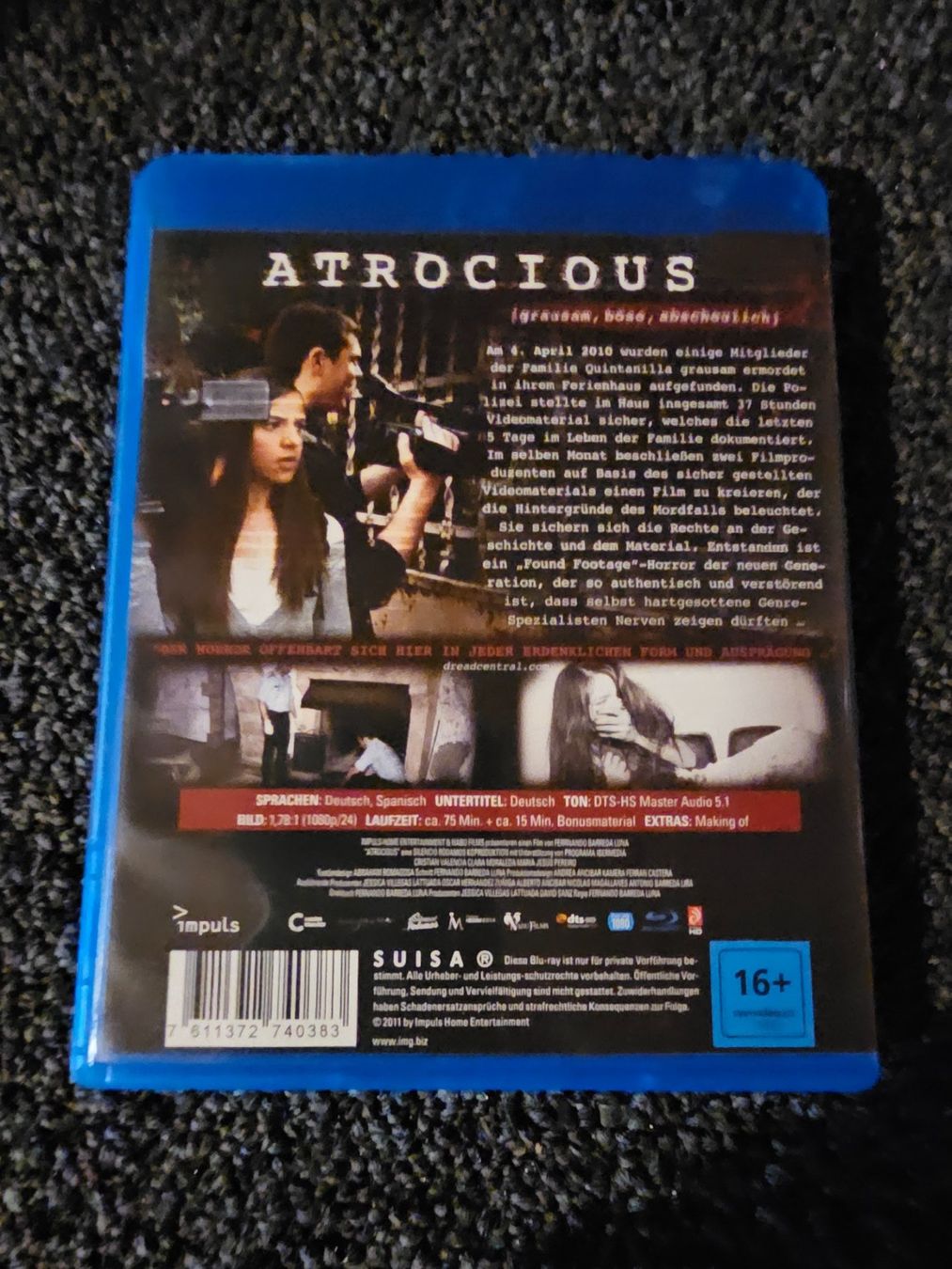 Tutti i DVDs: ATROCIOUS – Usato da Ruswil venduto da jan_bxl5 1