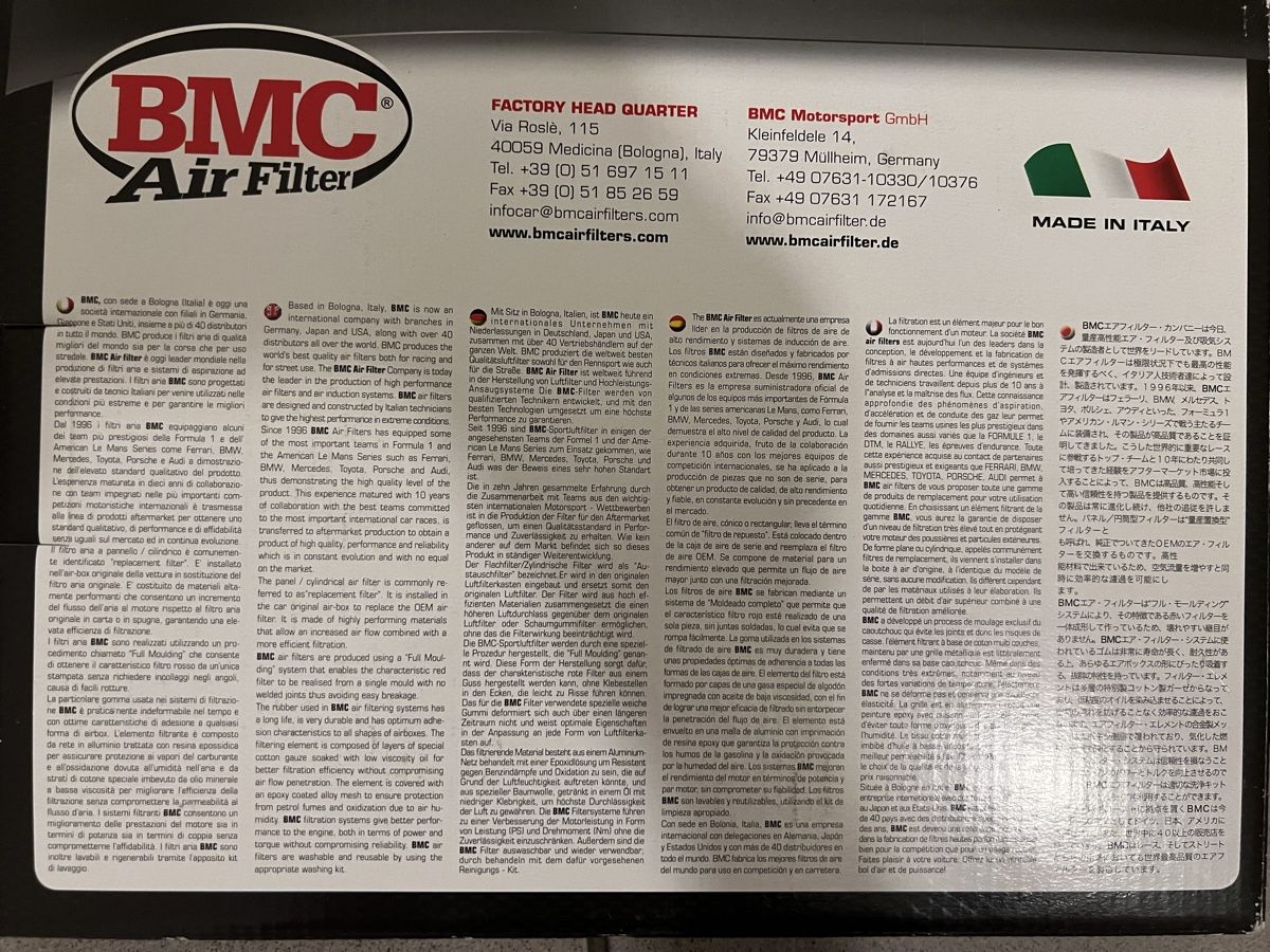 Tutti pezzi di ricambio auto: BMC Airfilter 2 Stück – Nuovo (secondo la descrizione) da Abtwil SG venduto da ale2002 2