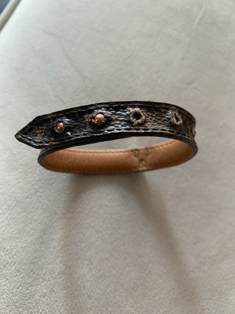 Louis Vuitton Bracciali & Braccialetti: Louis Vuitton Leder Armband – Usato da Bergdietikon venduto da zor_856j 5