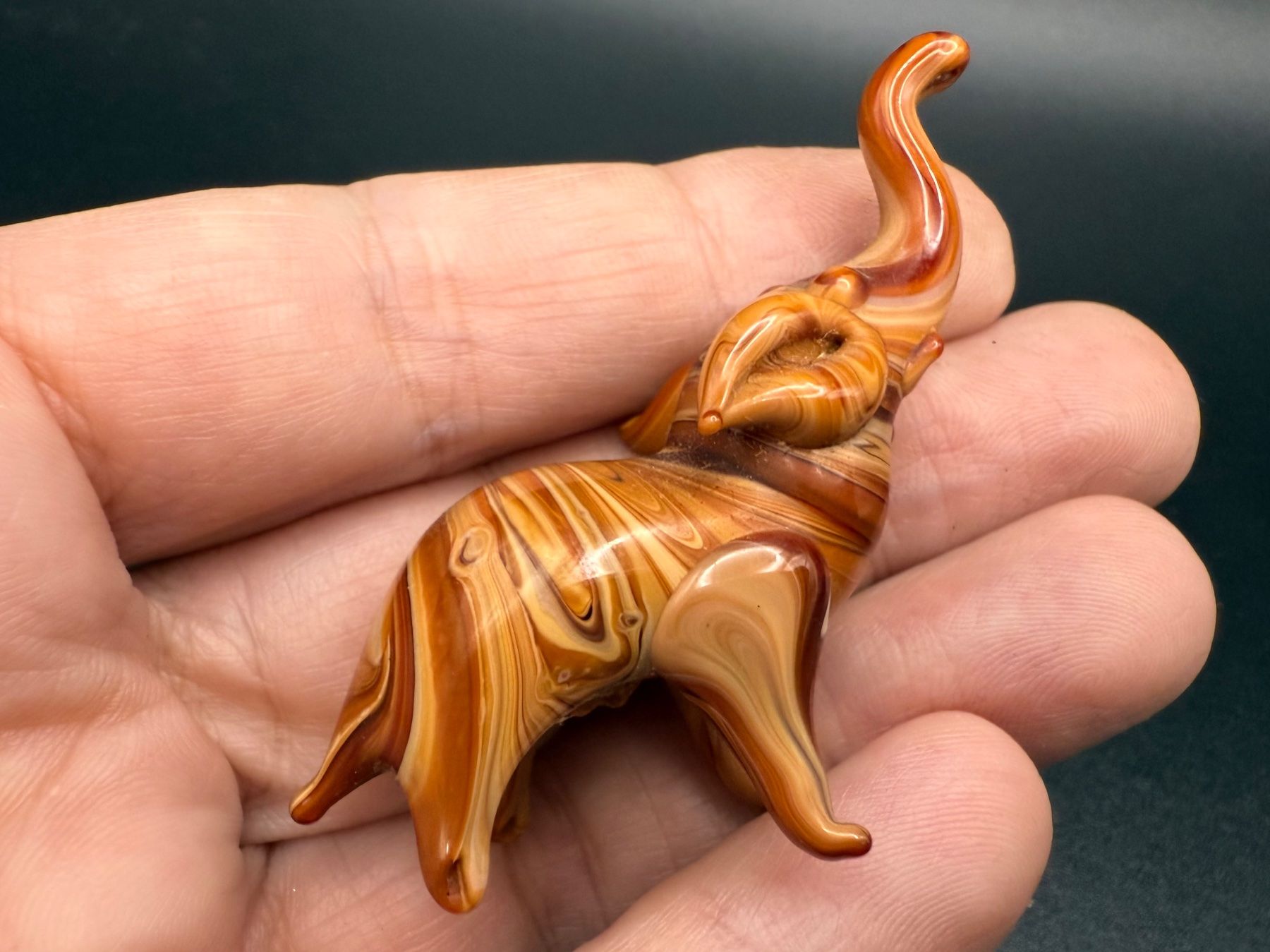 Statuette: Vintage Glas Elefant – Usato da Lamone venduto da LaCantinaMagica 5