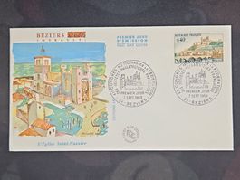 CL25 Enveloppe + Timbre France 1968