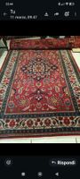 Tappeto orientale persiano rosso motivi floreali grande