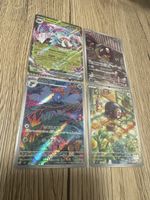 Lot de 4 cartes Pokémon rares pour collectionneurs! 💎