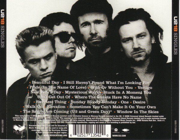 CDs: U2 ‎– U218 Singles – Gebraucht aus St.Gallen von jalamusic 1