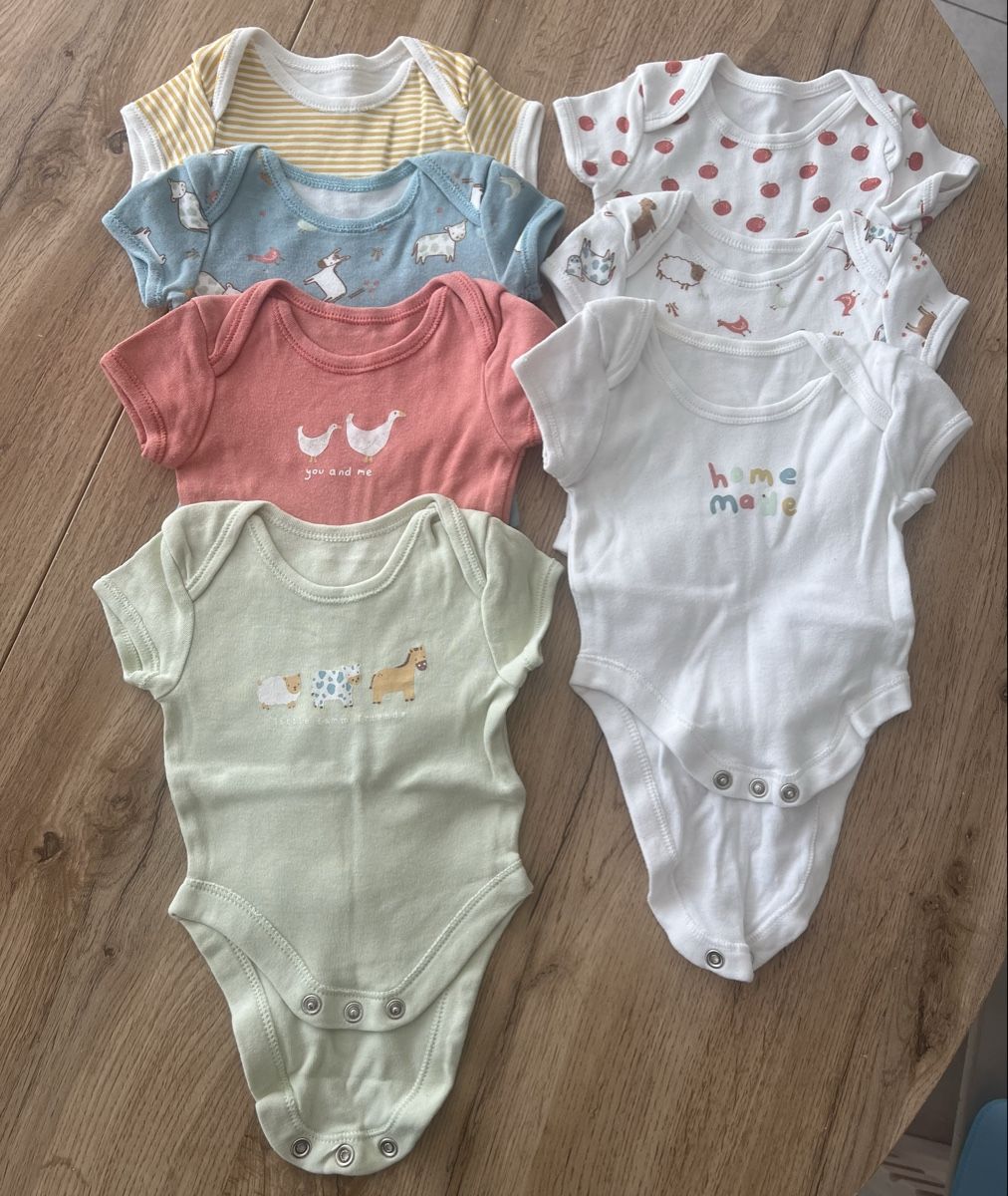 Primark Lotti & Set di vestiti: Body 7er Set Gr. 50/56 – Nuovo (secondo la descrizione) da Kloten venduto da tyrael93