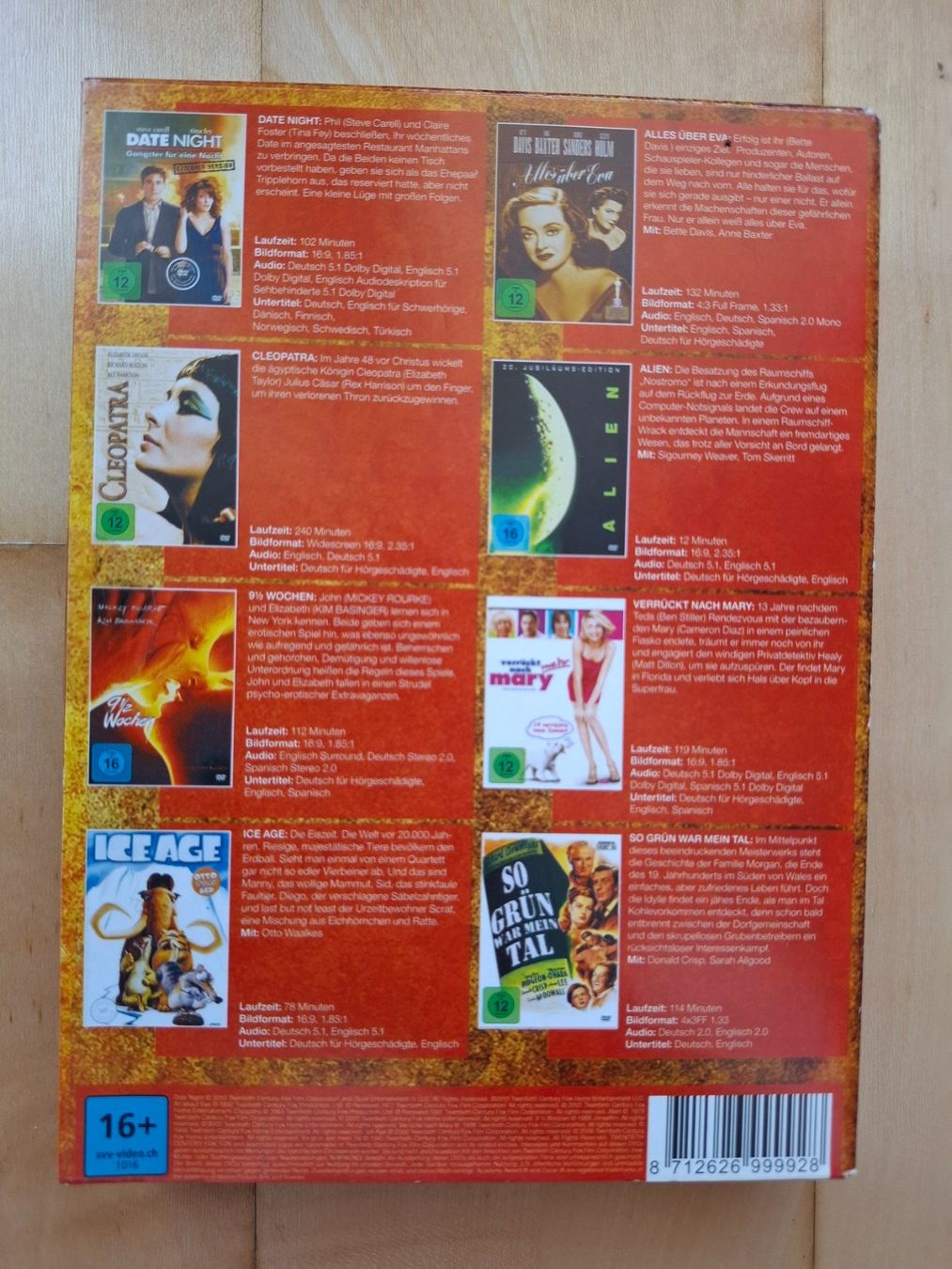 Tutti i DVDs: 20th Century Blockbuster Box - 8 Filme – Usato da Liebefeld venduto da Fireball85 1