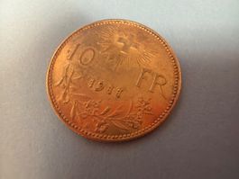 Münzenhändler: 10 Franken 1911 B - numindex CHE10