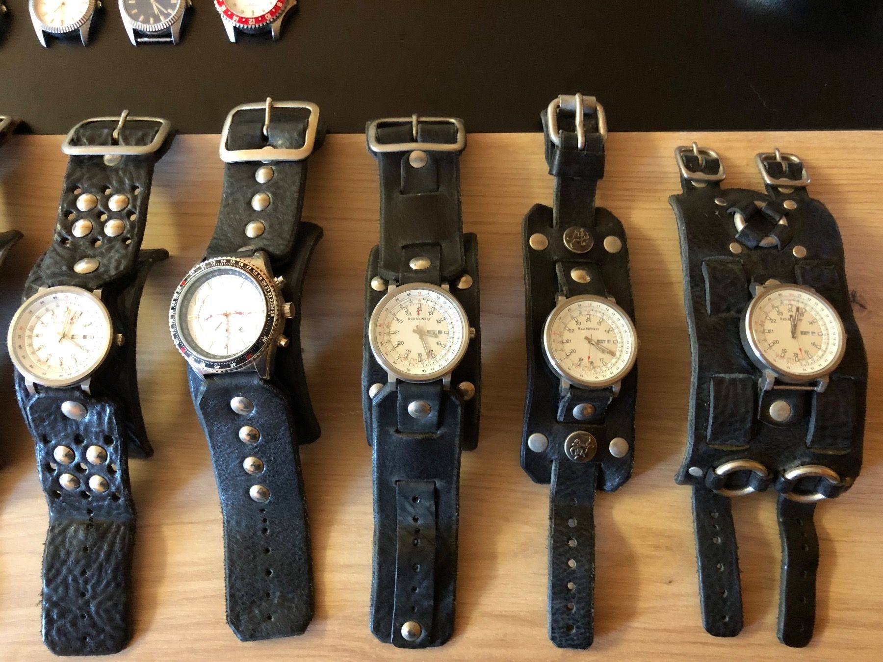 Armbänder & -reifen: Echt leder armband uhren sammlung der marke Red Monkey – Neu (gemäss Beschreibung) aus Reichenburg von Be-nice 1