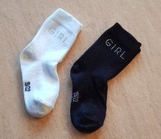 Socken 2x Mädchen Grösse 19-22