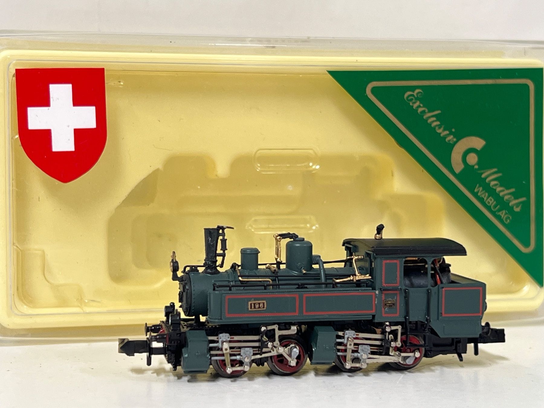 Wabu Modelleisenbahnen: Wabu Spur N Malett Dampflok Ed 2x2/2 – Gebraucht aus Geroldswil von TopTrain54