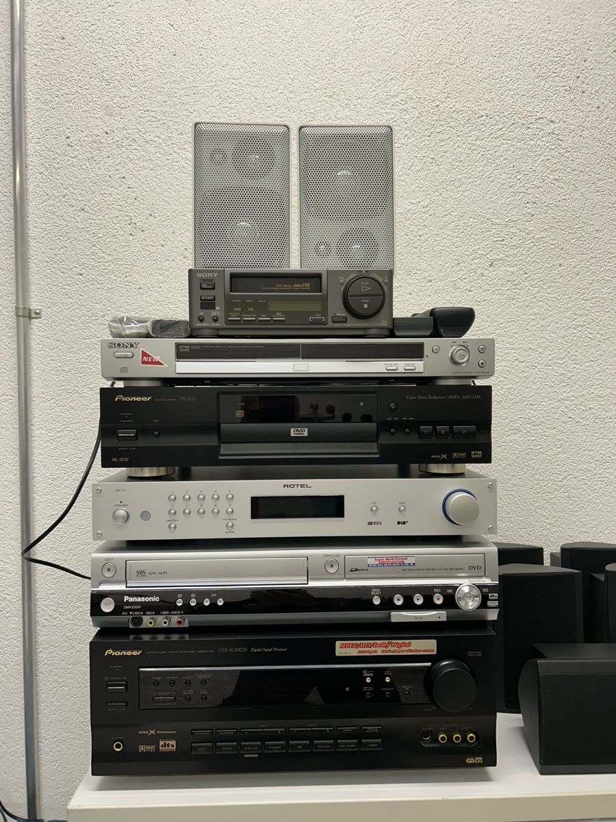 Pioneer Lettore multimediale & Streamer: Heimkino Surround System mit DVD-Player Receiver Boxen – Usato da Münsingen venduto da Bern3