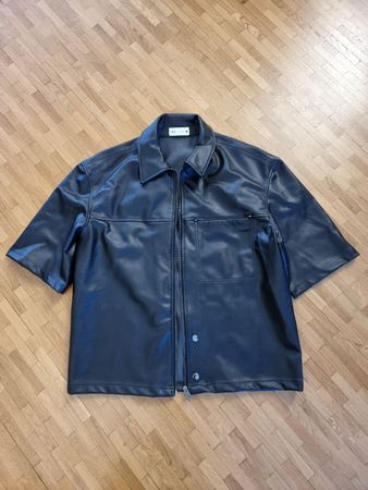 Chemisier unisexe simili cuir ZARA Taille M