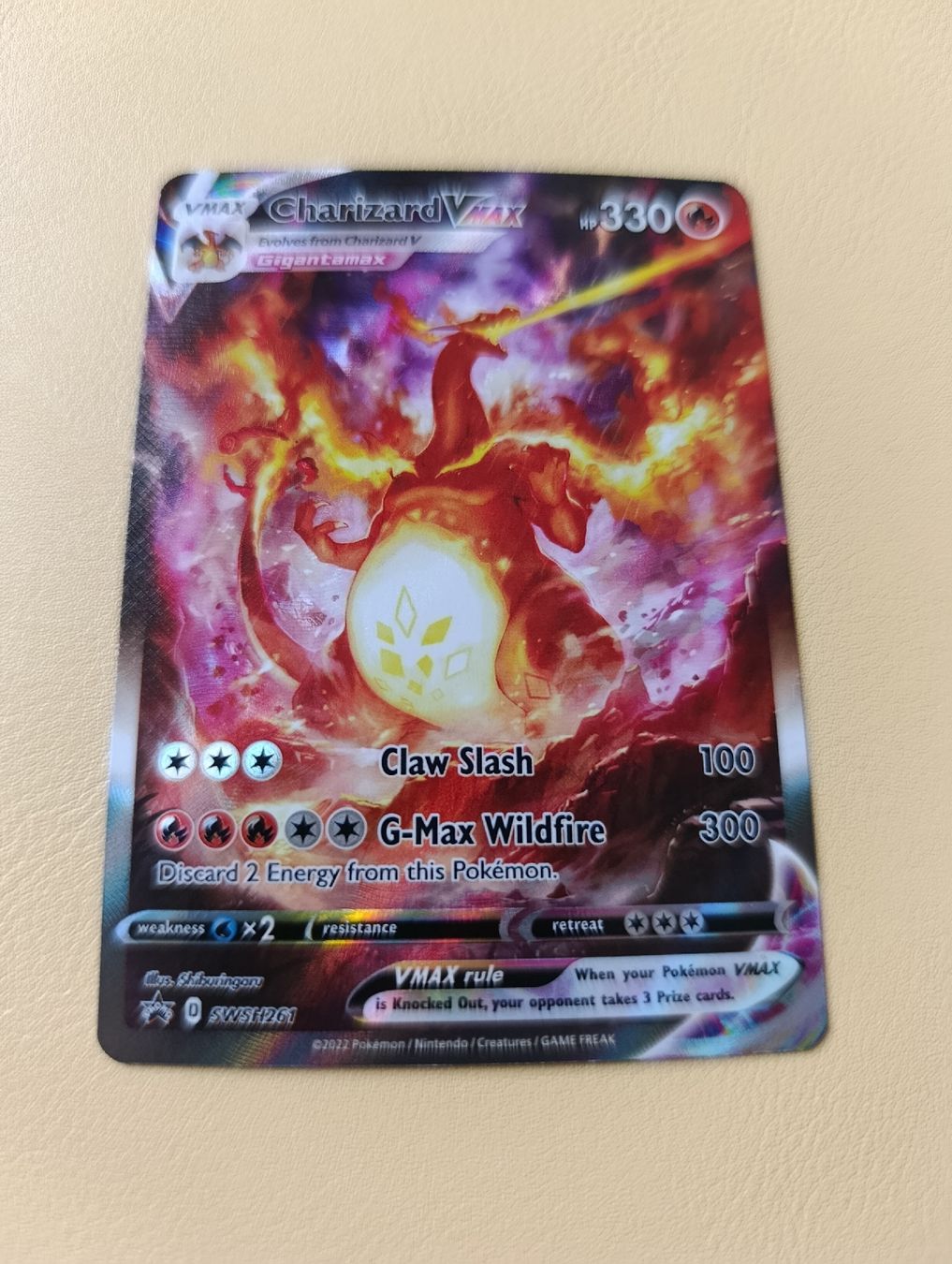 Pokémon Sammelbilder & Trading cards: Carte Pokémon Charizard VMAX  SWSH261 – Gebraucht aus Yverdon-les-Bains von cashkiller 1