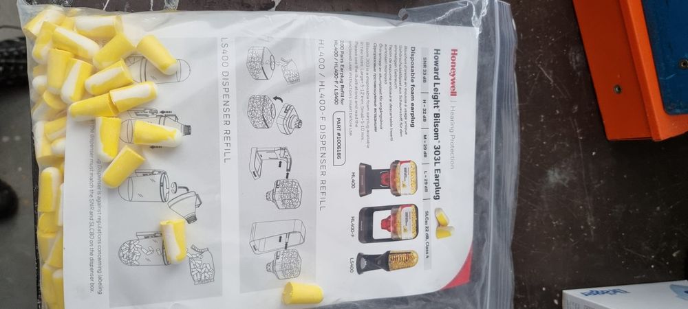 Tappi Orecchie Dormire Tappi Auricolari Honeywell Howard Leight - Schiuma Monouso SNR 33dB, Confezione Da 200 Paia Tappi Schiuma Monouso SNR 33dB - Foto 6