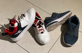 2 Paar gebrauchte Sneakers – Reebok & Fila