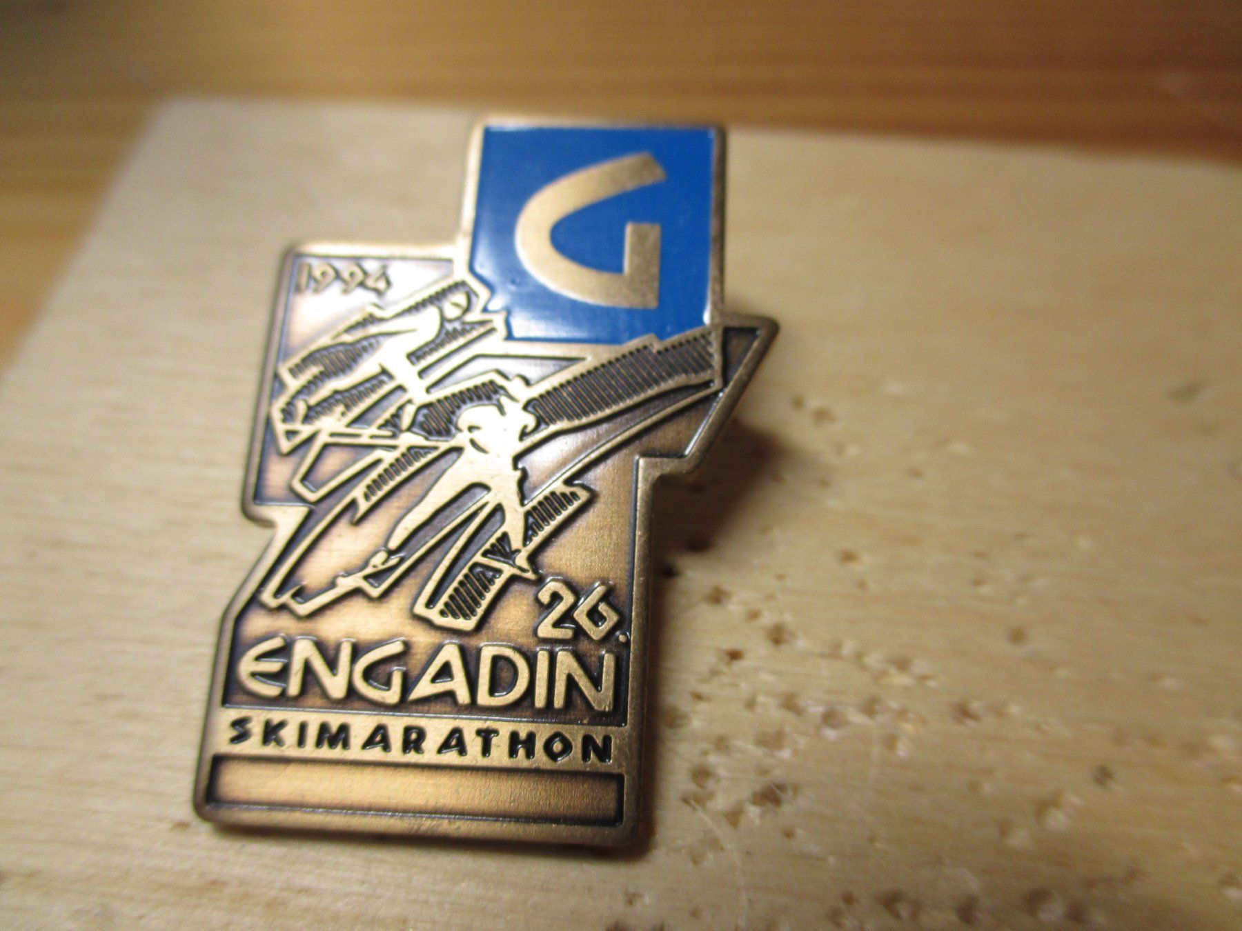 Plaketten & Abzeichen: Engadin Skimarathon 1994 Pin – Neu (gemäss Beschreibung) aus Felsberg von sanwill