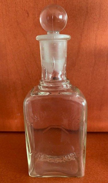 Caraffe: 2 antike Glasgefässe mit geschliffenen Stopfen ca. 1930 – Usato da Gundetswil venduto da Egro100 6