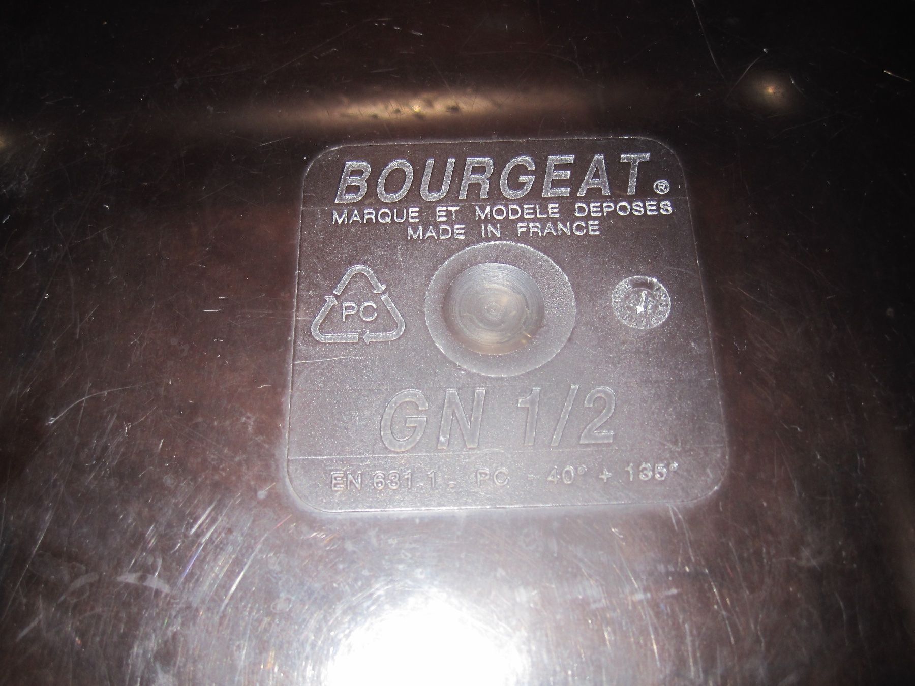 Cucine complete: Bac GN  1/2 avec couvercle 2 pièces – Usato da Ravoire venduto da feylet 3