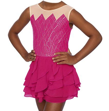 Eiskunstlauf Eislauf Kürkleid 10 / 134-140 neu mit Etikett