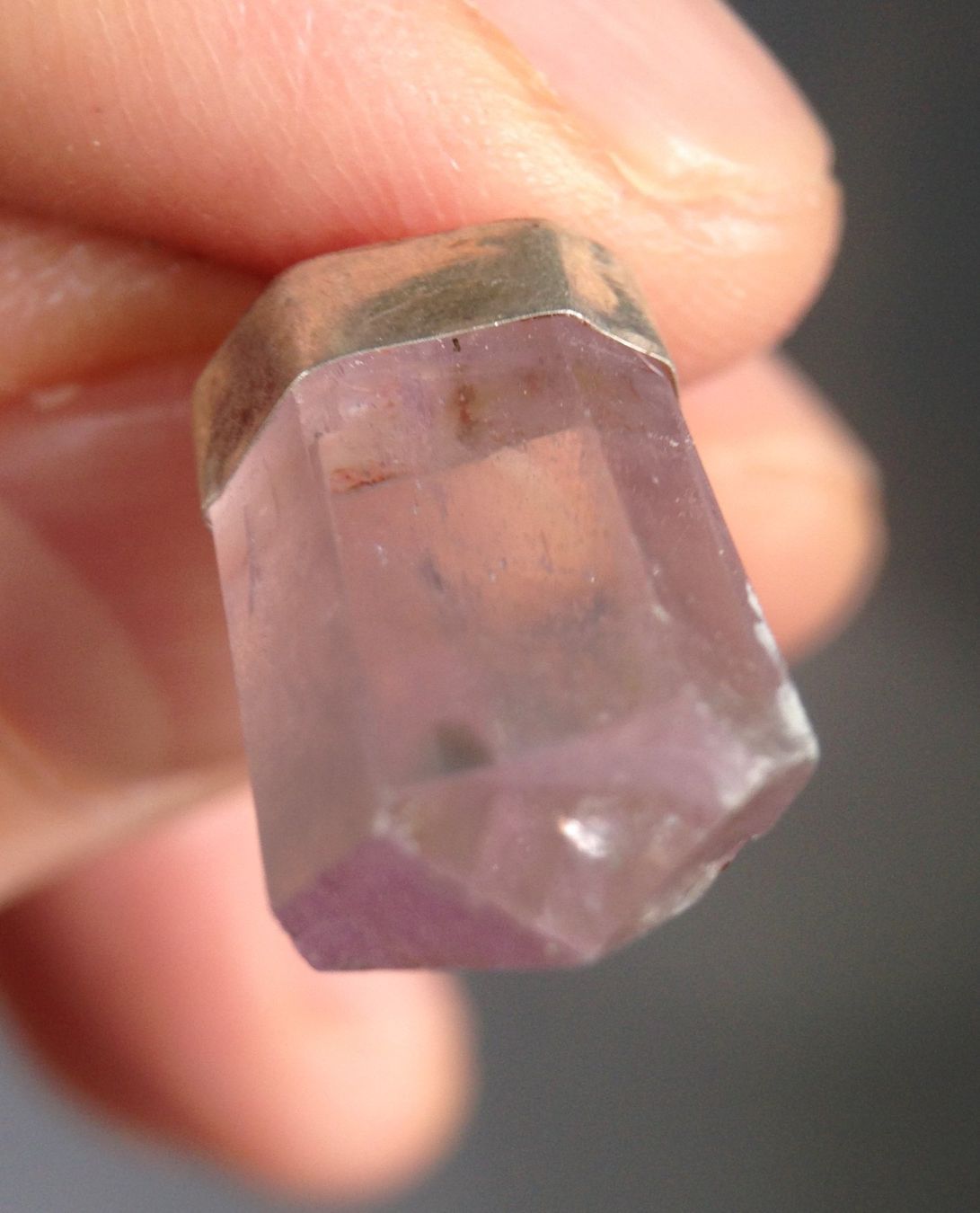 Minerali & Pietre curative: pendentif kunzite – Usato da Vevey venduto da zabounetta 8