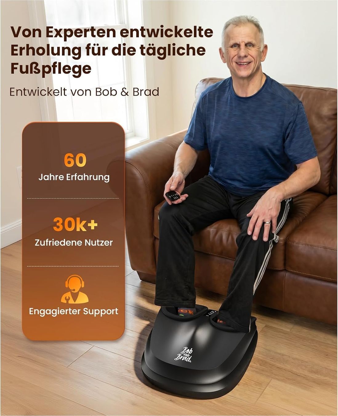 Dispositivi per massaggi: Fussmassagegerät mit Wärme Knetmassage Kompression – Nuovo e nell'imballaggio originale da Neuhausen am Rheinfall venduto da HugoVerkauft 6