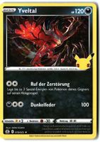 Yveltal #19 Pokemon Celebrations