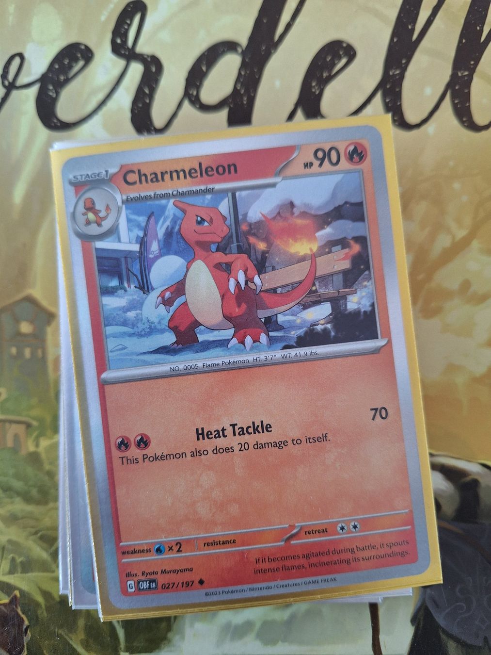 Pokémon Carte collezionabili: Charmeleon - Glutexo – Usato da Altstätten SG venduto da GGsGameshop