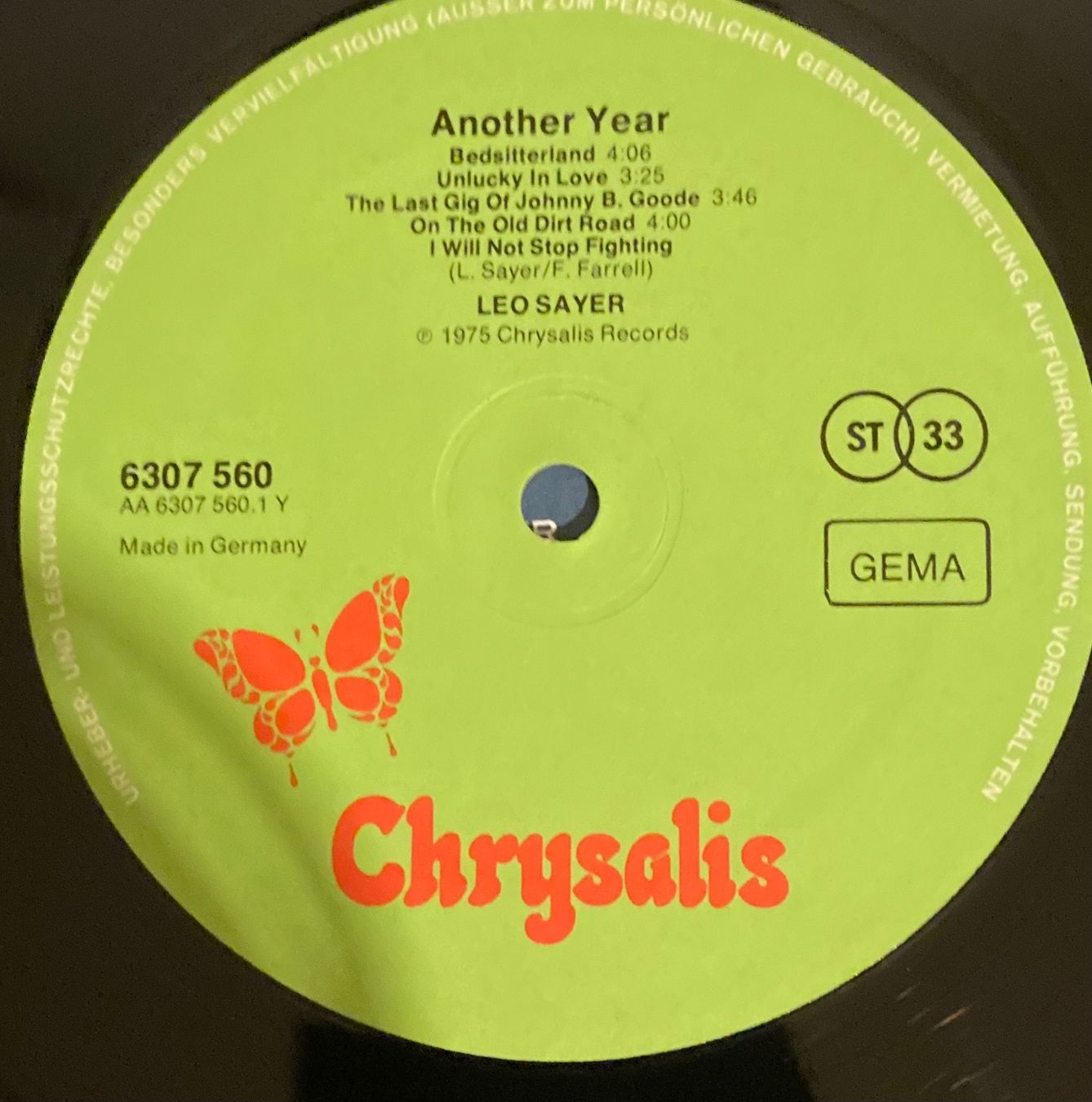Dischi in vinile: Leo Sayer - Another Year LP °1975° MINT – Nuovo (secondo la descrizione) da Wettingen venduto da 12.Zoll.Vinyl 4