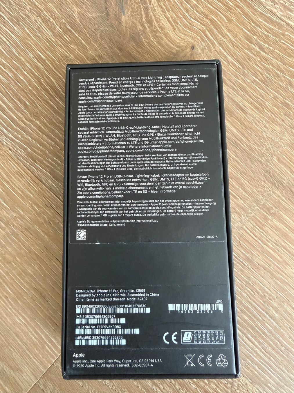 Apple Handys / Smartphones: iPhone 12 Pro Graphite, gepflegter Zustand – Gebraucht aus Unterentfelden von epsilonkleinernull 1