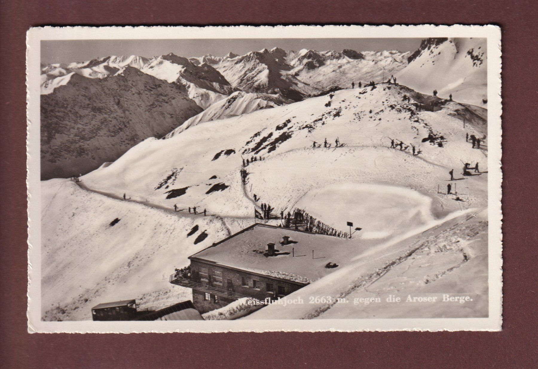 Cartoline postali: DAVOS - Weissfluhjoch – Usato da Pully venduto da nicecards