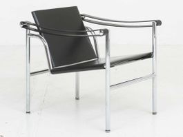 Cassina LC1 Sessel von Le Corbusier in Schwarz