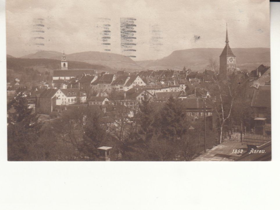 Cartoline postali: Aarau 1922 – Usato da Bürglen TG venduto da StampGraf