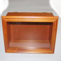 Holz Vitrine mit Plexigldeckel (Heidi Ott-Art) neuwertig