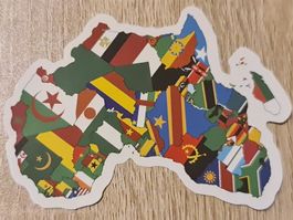 Sticker Aufkleber Afrika