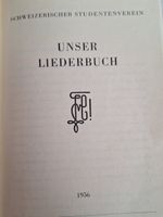 ANTIKES SINGBUCH 1956 STUDENTENVERBINDUNG