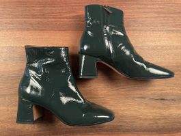 Globus Damen Stiefeletten. Gr. 39, Grün, Top Zustand!