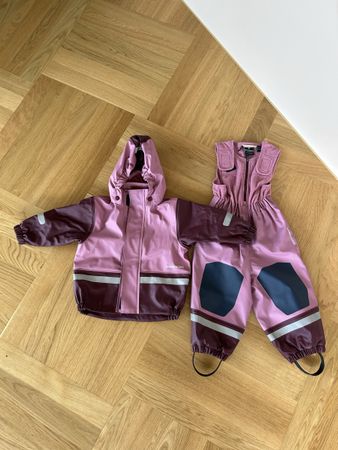 Didriksons Regenset gefüttert Gr. 80 12-18M 