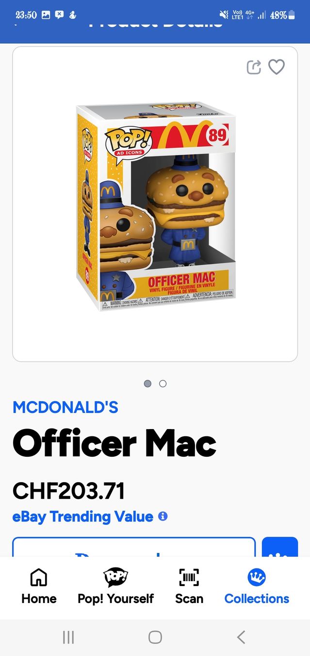 Funko Statuette: Funko Pop Ad Icons Officier Mac – Nuovo e nell'imballaggio originale da Tavannes venduto da Alkatra-kkk666