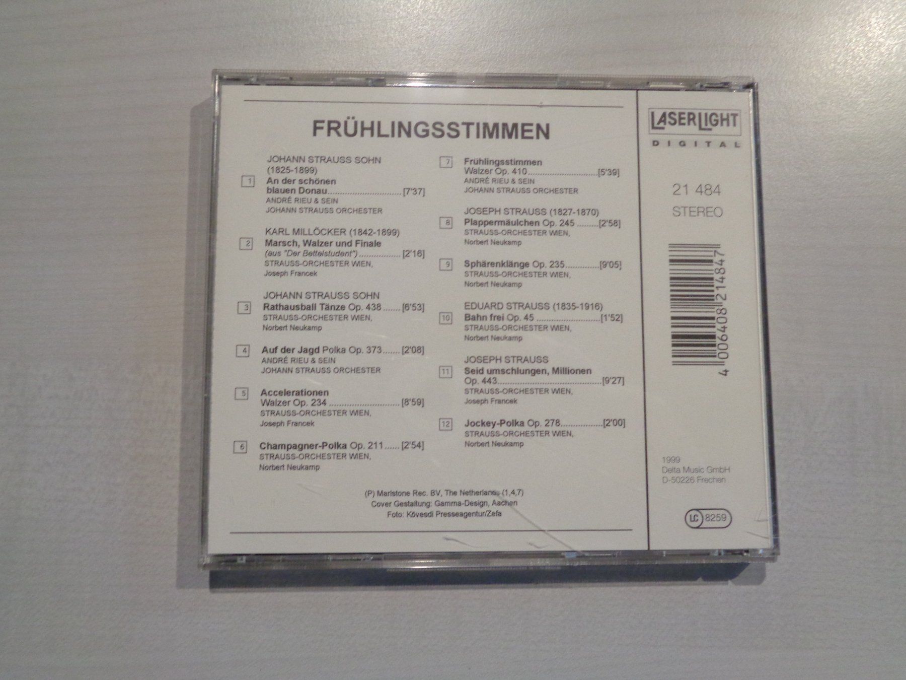 CD: CD Frühlingsstimmen – Usato da Birsfelden venduto da Albatros55 2