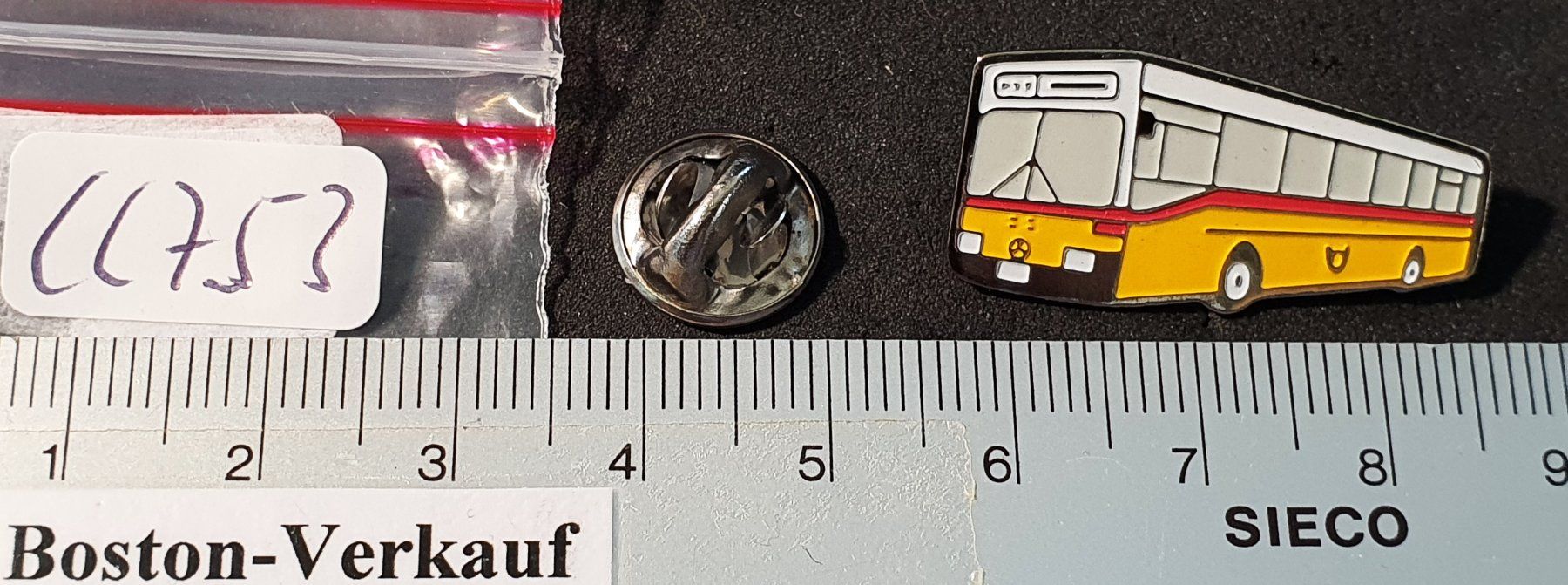 Mercedes-Benz Placchette & Badge: CC753 - Pin PTT Postauto Mercedes – Usato da Reinach BL venduto da Boston-Verkauf 1