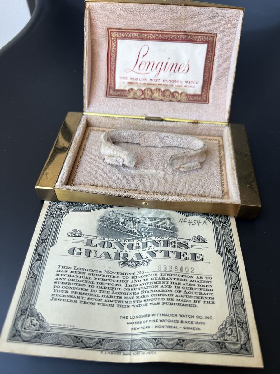 Longines Orologi: Splendide boîte de montre Longines vintage – Usato da Orbe venduto da Watchivore 4