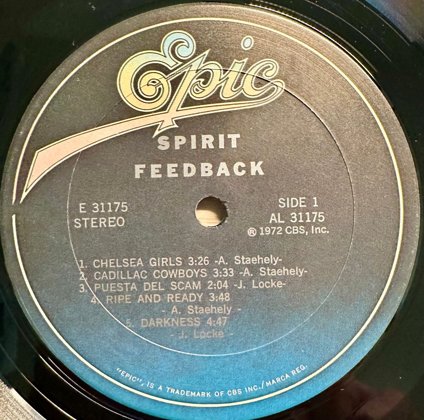 Dischi in vinile: Spirit - Feedback // LP: VG; Sleeve: VG – Usato da Zürich venduto da saltbee 3