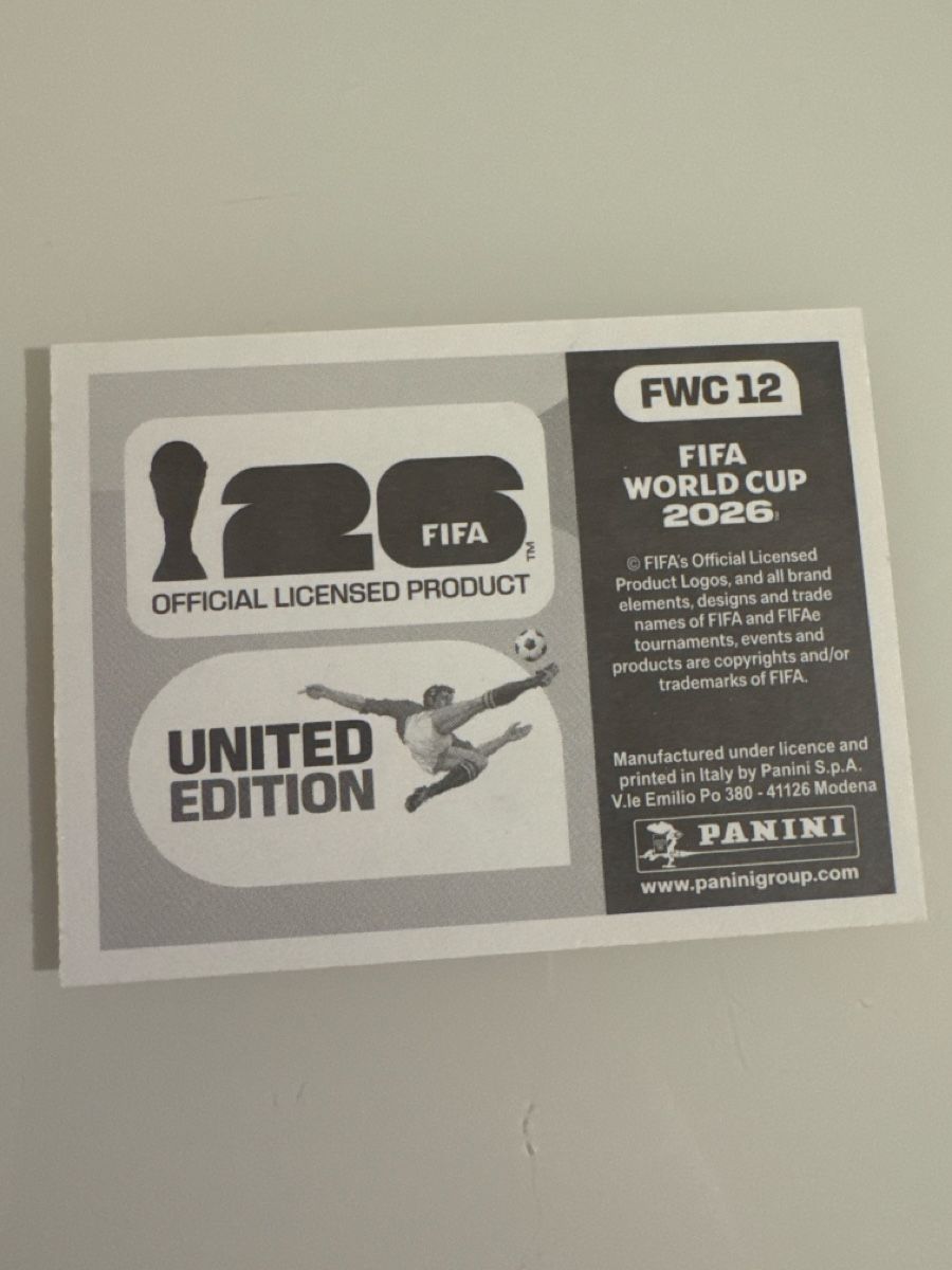 Panini Carte collezionabili: Panini 2026 FWC12 – Nuovo (secondo la descrizione) da Bern venduto da akl_sy9s 1