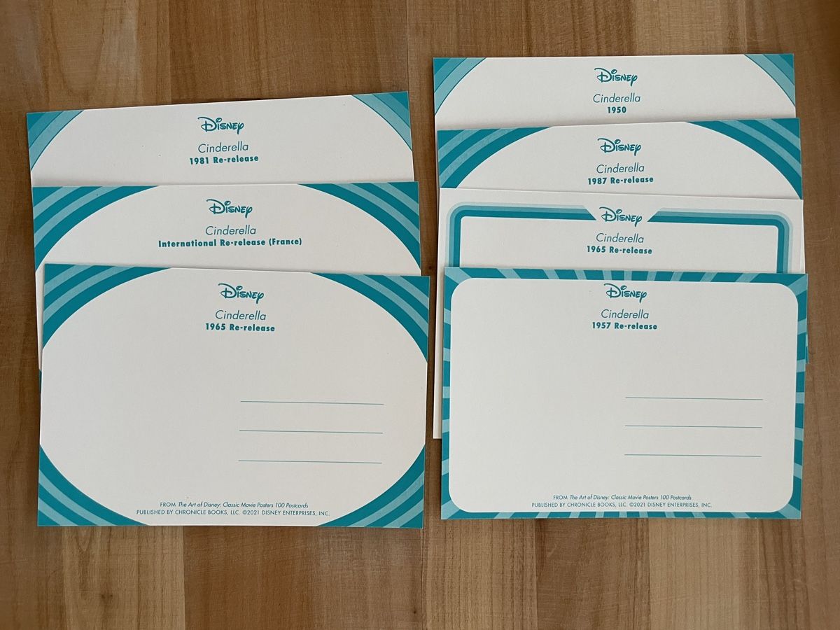 Ansichtskarten: AK Serie von Walt Disney / Cinderella – Neu (gemäss Beschreibung) aus Rümlang von euqinom16 1