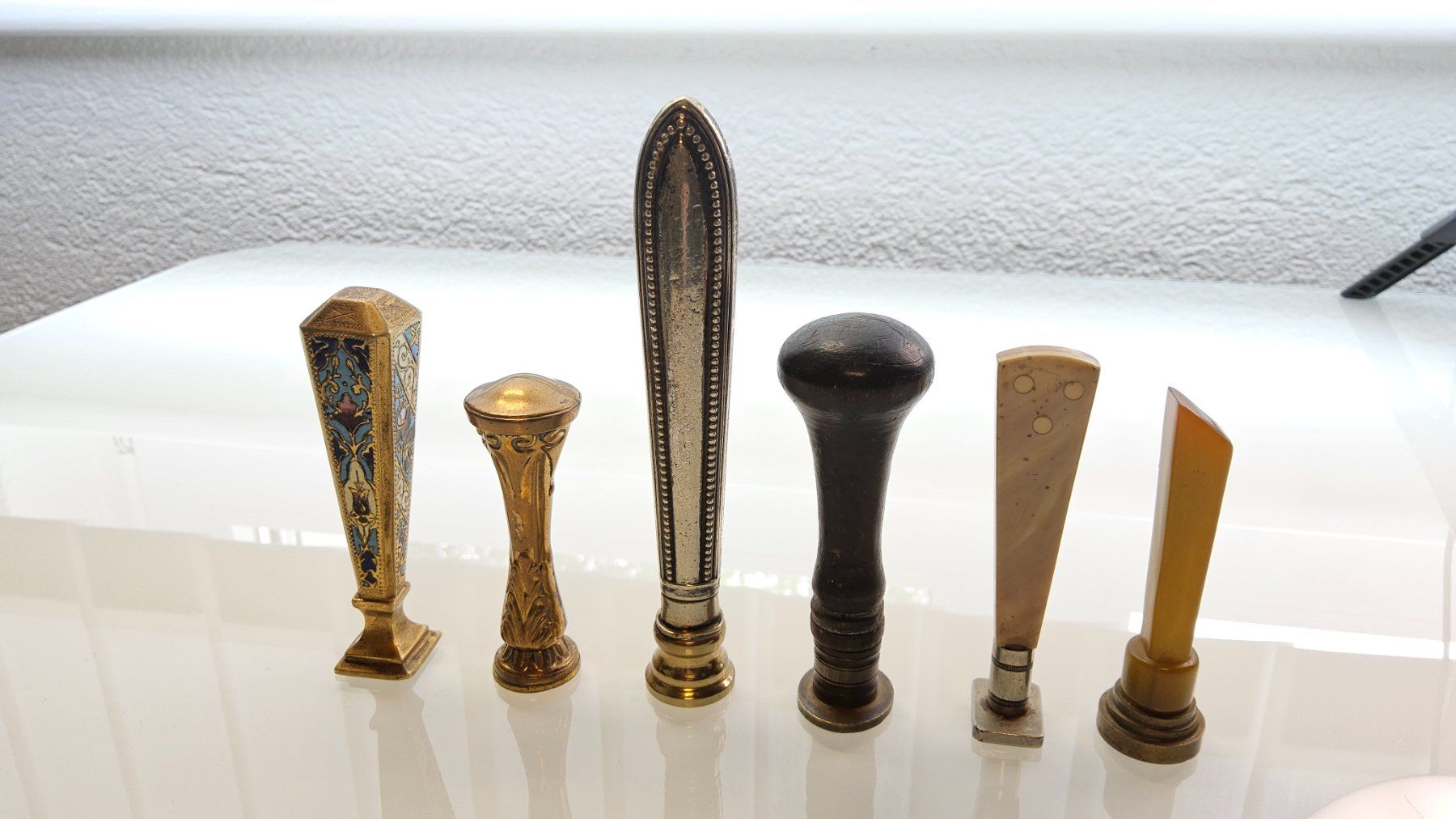 Tutti gli attrezzi: Collection de 6 anciens sceaux – Usato da Malleray venduto da Frederic24 3