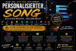 Personalisierter Song nach Ihren Wünschen (Premium Modell)