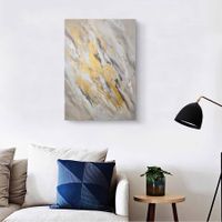 Originalgemälde auf Leinwand 60x80 cm, goldenen Unikat!!!