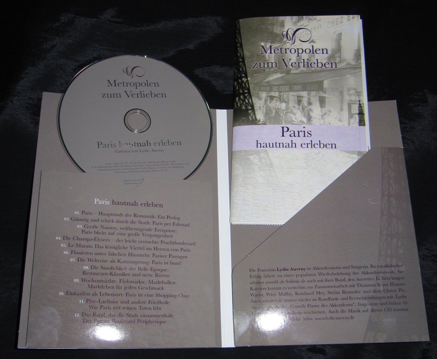 Libri: Reiseführer Geschenk Set Paris Rom Prag Wien Stadtplan + CD – Nuovo e nell'imballaggio originale da Basel venduto da Brouw 5