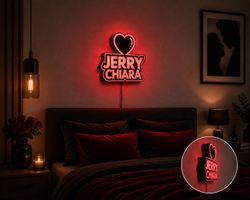 Personalisiertes LED Namensschild mit Wunschname